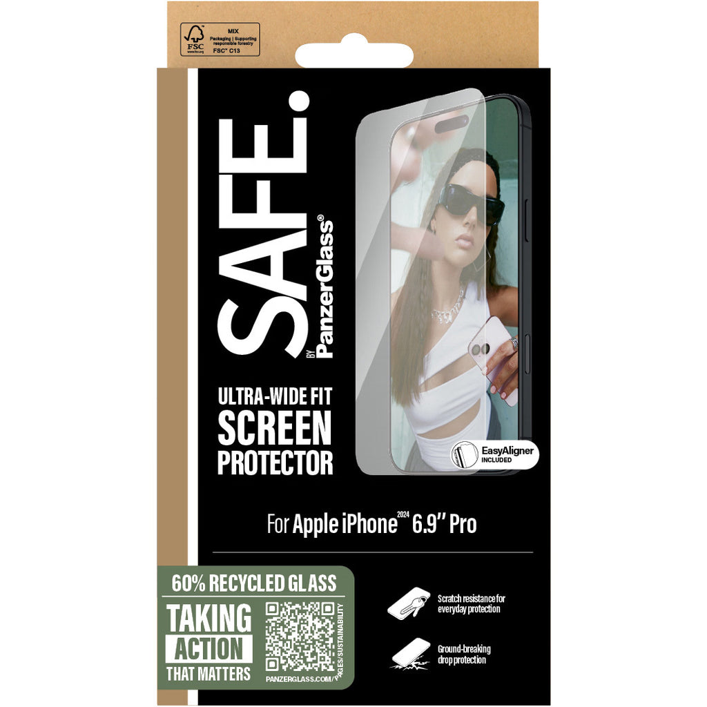 Screenprotector - Apple iPhone 16 Pro Max - Ultra-Wide-Fit