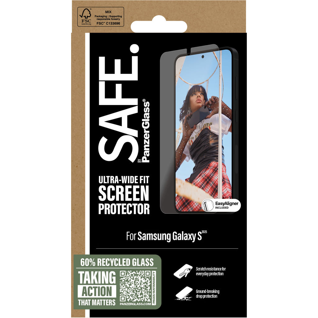 Screenprotector - Samsung Galaxy S25/S24 - Ultra-Wide-Fit