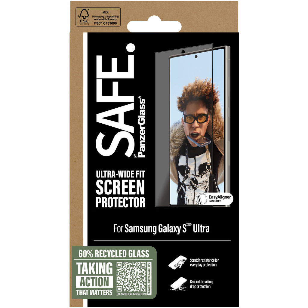 Screenprotector - Samsung Galaxy S25 Ultra - Ultra-Wide-Fit