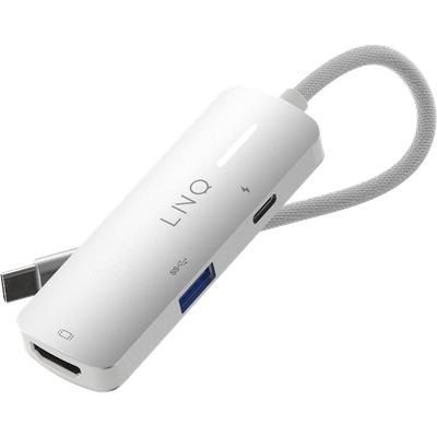 4K HDMI Adapter with PD and USB-A