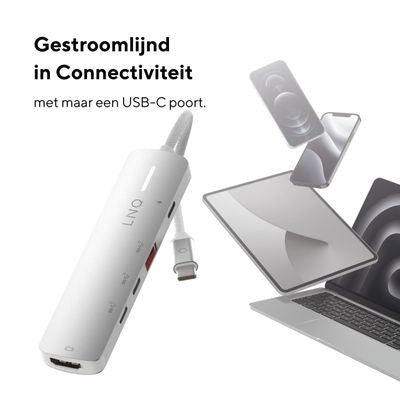 5in1 Pro USB-C 10Gbps Multiport Hub with 4K HDMI