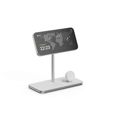 LINQ Connects 3-in-1 Qi2 draadloze oplaadstandaard