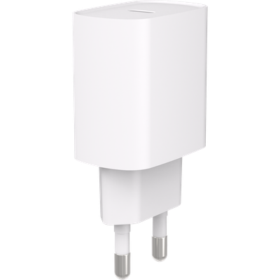 Essential 20W USB-C PD Adapter + USB-C to Lightning Cable - 150cm - White