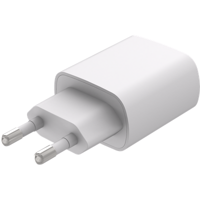 Essential 20W USB-C PD Adapter + USB-C to Lightning Cable - 150cm - White