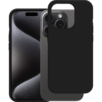 iPhone 15 Pro Max - Soft TPU Case - Black