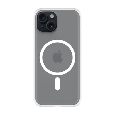 iPhone 15 Regular/Plus/Pro/Pro Max - Soft TPU Case - Magsafe - Clear