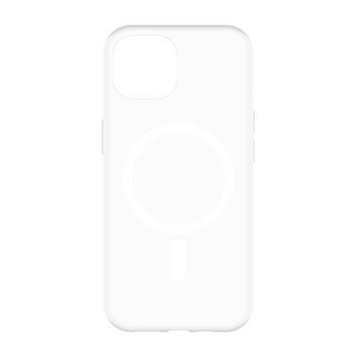 iPhone 15 Regular/Plus/Pro/Pro Max - Soft TPU Case - Magsafe - Clear